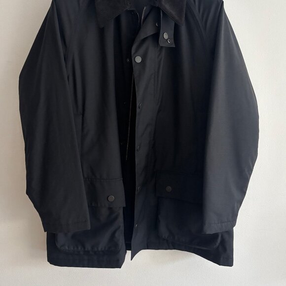 $850 Jaeger Black Wool Hunting Field Jacket -Medium / Large (Barbour) Italy - Picture 2 of 16